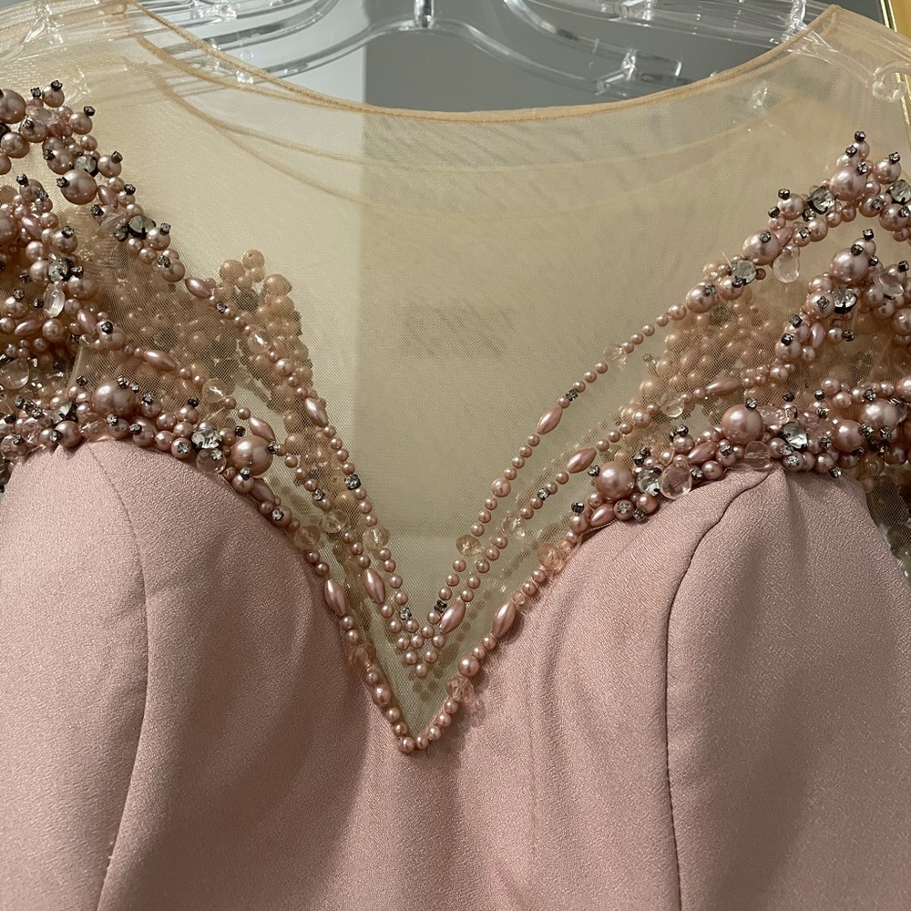 Tarik Ediz Pink Open Back Dress - Picture 7 of 13